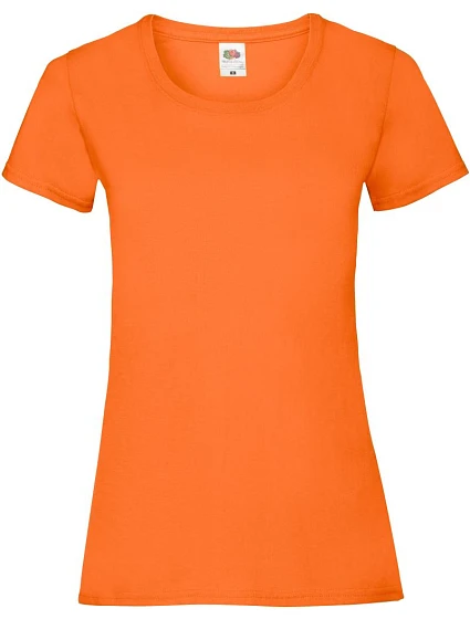 Fruit of the Loom Lady-Fit Valueweight T Dámske tričko 16.1372 oranžové Fruit of the Loom Lady-Fit Valueweight T Dámske tričko 16.1372 oranžové