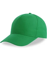 Atlantis Headwear Recy Five 5-panelová bejzbalová čiapka 33.0116 zelená