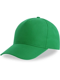 Atlantis Headwear Recy Five 5-panelová bejzbalová čiapka 33.0116 zelená