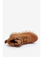Dětské zateplené trekové boty Trapery Camel Big Star model 21637375 - Big Star Shoes