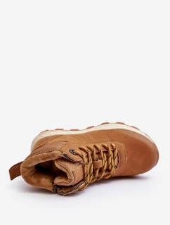 Dětské zateplené trekové boty Trapery Camel Big Star model 21637375 - Big Star Shoes