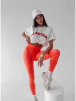 Dámské legíny neonově oranžová Ola model 18536737 - Ola Voga Dámské legíny neonově oranžová Ola model 18536737 - Ola Voga