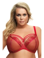 BIUSTONOSZ MIĘKKI PARADISE K496 CZERWONY