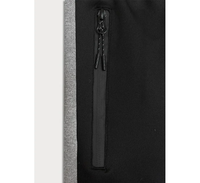 Čierne pánske športové kraťasy (8K281-3) Čierne pánske športové kraťasy (8K281-3)