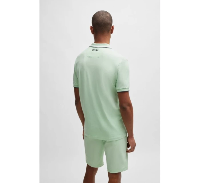 Pánska polokošeľa Boss Paddy Pro Open Green Regular Fit Green (50469102-388)