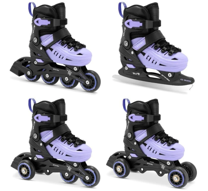 Spokey 4W1 4One Jr inline korčule SPK-944652 r. 39-43 Spokey 4W1 4One Jr inline korčule SPK-944652 r. 39-43