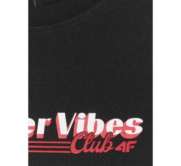 Chlapčenské tričko s potlačou 4F 4FJRAW25TTSHM3168-20S detské