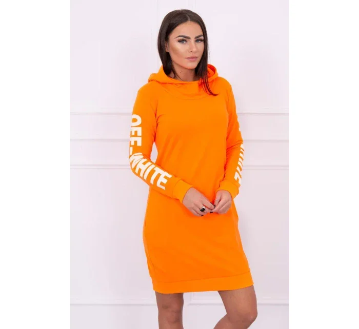 Off White šaty neon orange Off White šaty neon orange