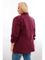 Dámská elegantní bunda Plus Size model 21859289 - K-Fashion