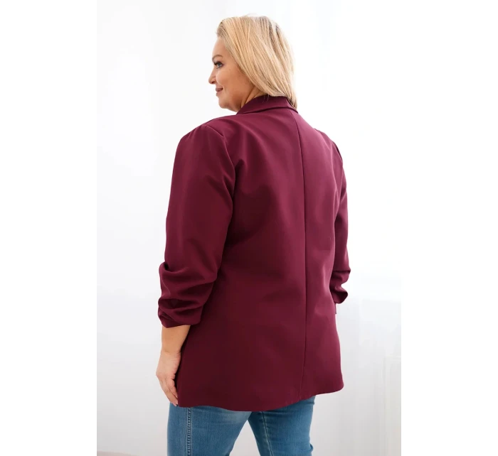 Dámská elegantní bunda Plus Size model 21859289 - K-Fashion
