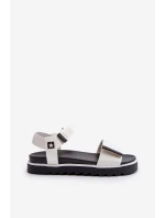 Damskie Sandały Na Platformie Big Star NN274777 Białe