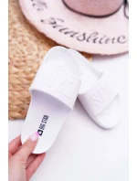 Dětské módní pantofle Big Star - bílé