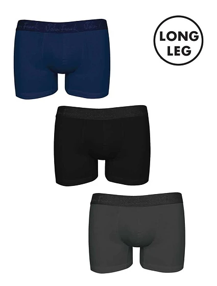 Pánske boxerky John Frank JF3BMODLONG01 3PACK