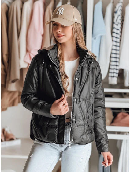 Dámská přechodná prošívaná bunda černá Dstreet model 21986682 - FashionStreet
