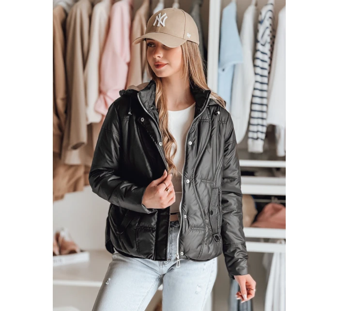 Dámská přechodná prošívaná bunda černá Dstreet model 21986682 - FashionStreet