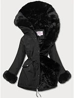 ZIMOWA PARKA DAMSKA NA CZARNA model 21245045 - MHM ZIMOWA PARKA DAMSKA NA CZARNA model 21245045 - MHM