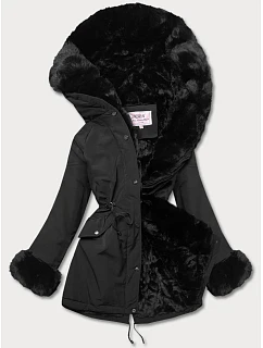 ZIMOWA PARKA DAMSKA NA CZARNA model 21245045 - MHM
