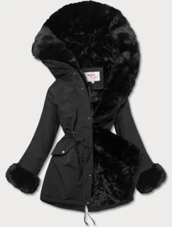 ZIMOWA PARKA DAMSKA NA CZARNA model 21245045 - MHM