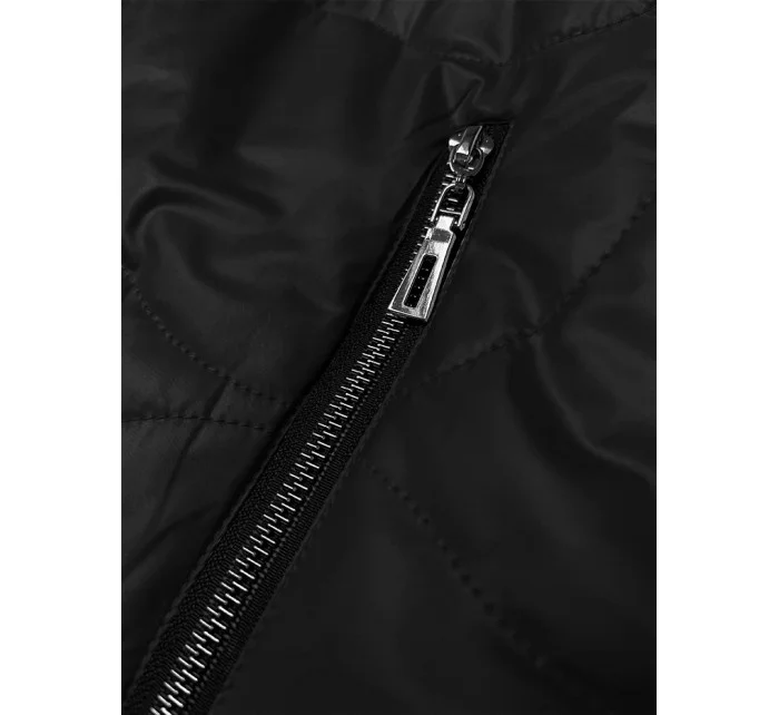 zateplená černá dámská prošívaná bunda model 19456777 - S'WEST