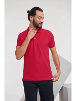 Pánské elastické piqué polo 10. bright royal model 22473922 - Russell Athletic Pánské elastické piqué polo 10. bright royal model 22473922 - Russell Athletic