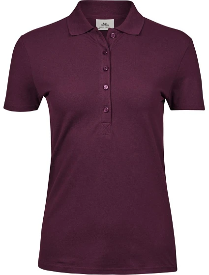Tee Jays TJ 145 Dámske luxusné ťažké strečové piqué polo tričko 18.0145 wine Tee Jays TJ 145 Dámske luxusné ťažké strečové piqué polo tričko 18.0145 wine