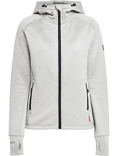 Hoodie Zip Women Dámská mikina s kapucí light grey model 22470627 - Tenson
