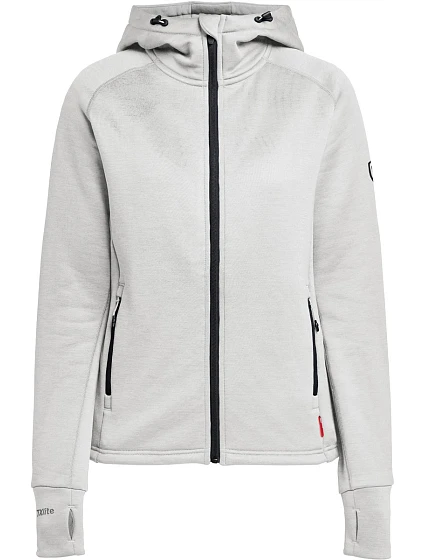 Tenson TXlite Hoodie Zip Women Dámska mikina s kapucňou 84.7402 svetlošedá Tenson TXlite Hoodie Zip Women Dámska mikina s kapucňou 84.7402 svetlošedá