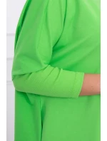 Oversize blúzka svetlo zelená