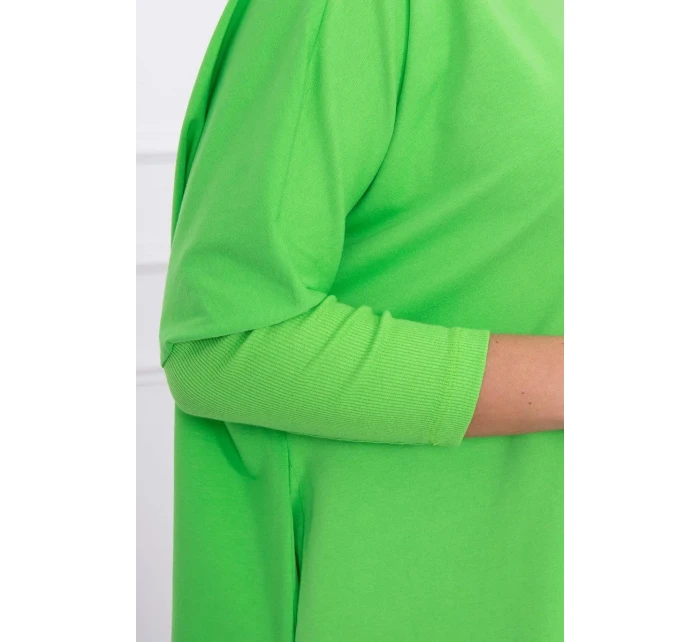 Oversize blúzka svetlo zelená