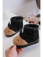 Zateplené dětské sněhule černé model 21678721 - Boto Zateplené dětské sněhule černé model 21678721 - Boto