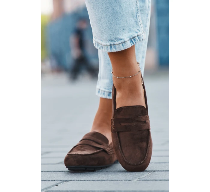 Ploché Tmavě hnědé model 21709145 - Boto
