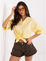 Koszula MI KS model 22136198 jasny żółty - FPrice