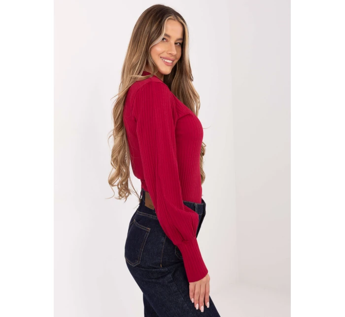 Bluzka RV BZ model 21787955 bordowy - FPrice