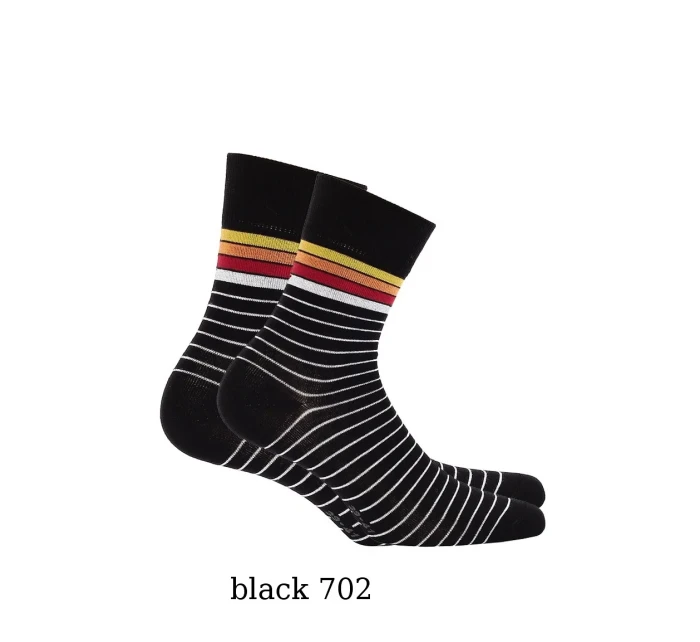 Pánske ponožky Wola Perfect Man vzorované W 94N03 Casual