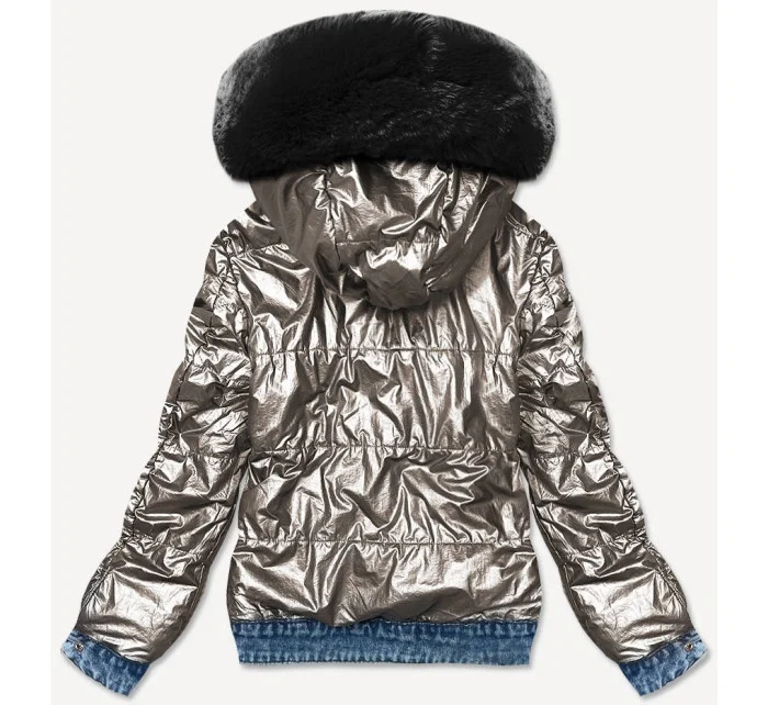 Světle oboustranná džínová bunda pro přechodné období model 16279945 - S'WEST