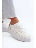 Dámské tenisky na platformě bílé model 21656769 - Boto