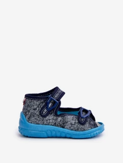 Kapcie Sandałki Dziecięce NEL 310-19 GOKIDS Grafitowe