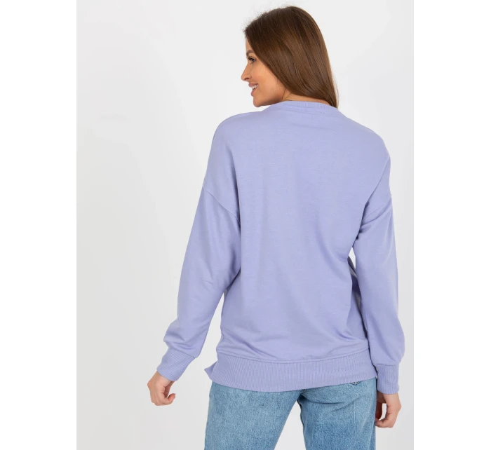 Dámská mikina MA BL světle fialová model 18250009 - FPrice Dámská mikina MA BL světle fialová model 18250009 - FPrice