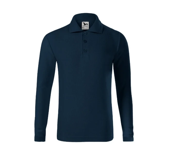 Pique Polo LS polokošile dětská námořní modrá