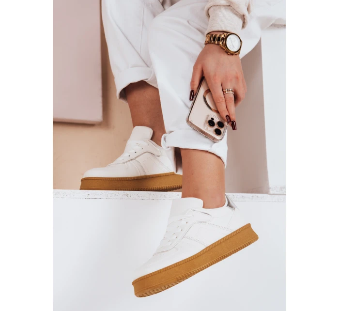 Dámské tenisky na platformě white Dstreet model 21983653 - FashionStreet