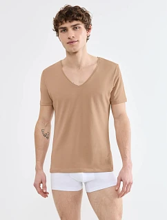 SLG Base V Neck Shirt  Sand  Sand  model 22288328 - Sloggi