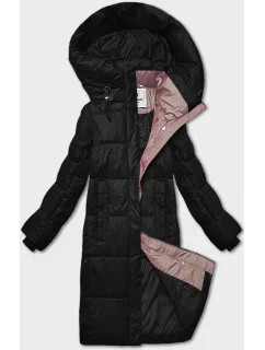 Černá dámská zimní bunda s kapucí model 21248572 - Glakate