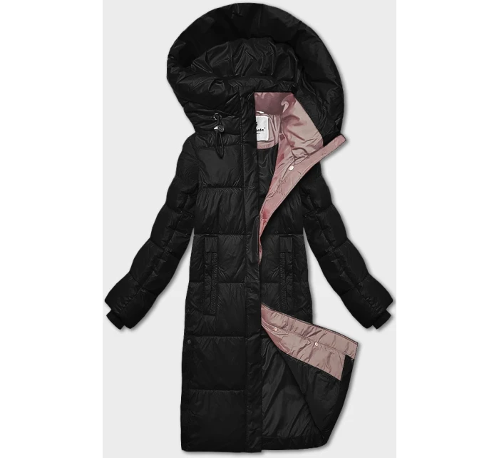 Černá dámská zimní bunda s kapucí model 21248572 - Glakate