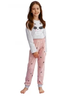 Dievčenské pyžamo 2585 grey - TARO