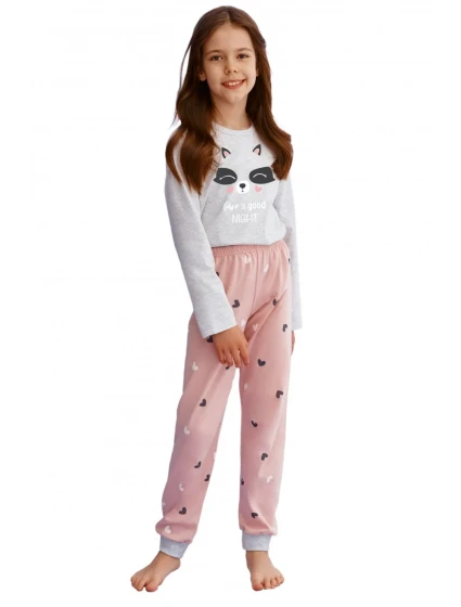 Dievčenské pyžamo 2585 grey - TARO
