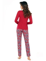 Dámske pyžamo Rita wine - Donna
