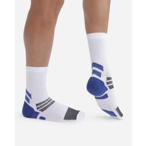 Pánske športové ponožky 2x DIM SPORT CREW SOCKS MEDIUM IMPACT 2x - DIM SPORT - biela