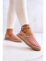Dámské espadrilky s puntíky Big Star model 21577526 Růžové - Big Star Shoes