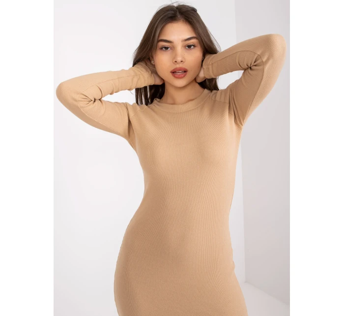 Šaty EM SK model 17195150 velbloud - FPrice Šaty EM SK model 17195150 velbloud - FPrice