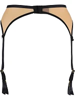 Podväzkový pás V-10802 béžovo-čierny - Axami